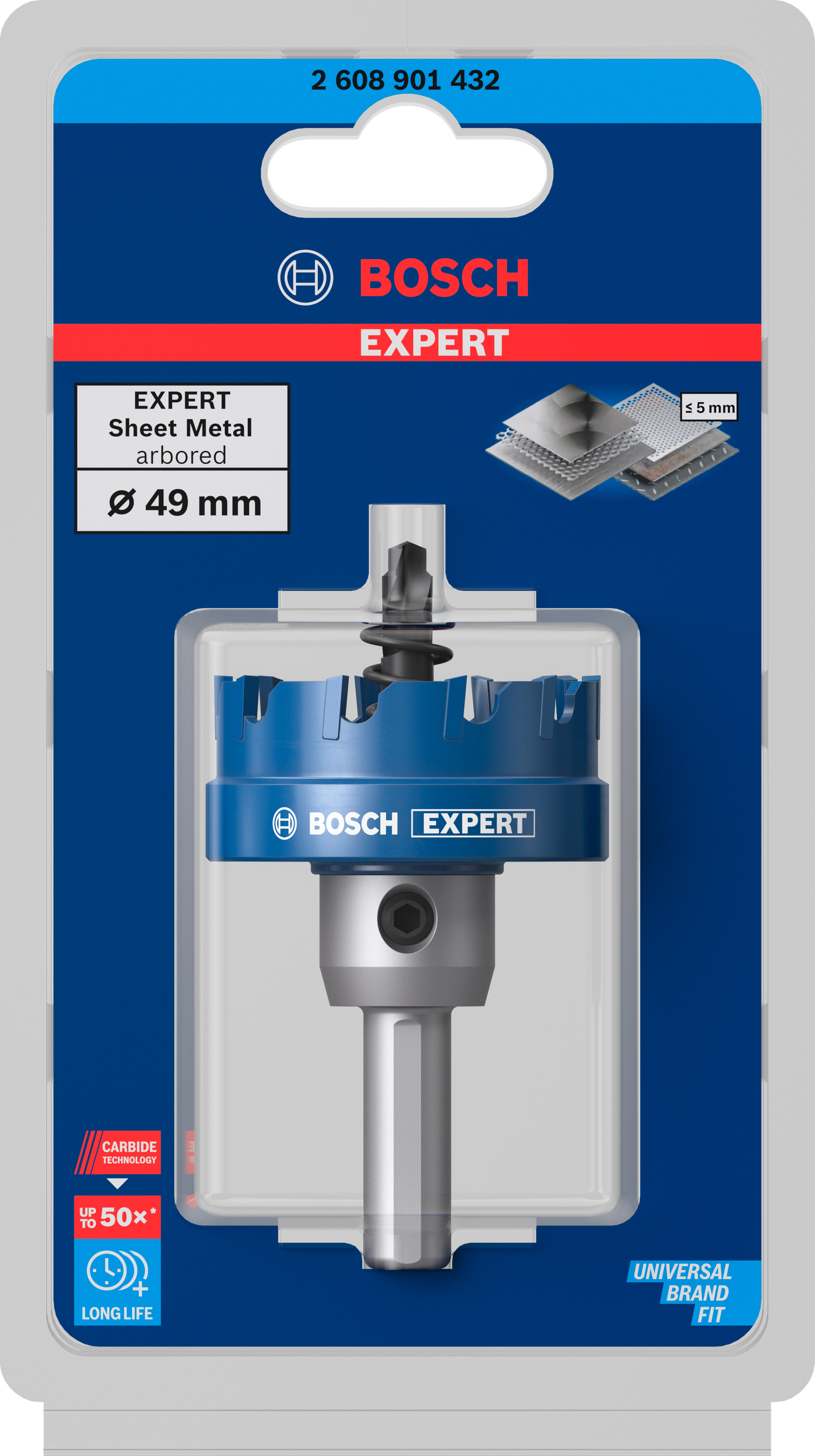 Bosch Accessoires EXPERT Sheet Metal gatzaag 49 mm - 2608901432