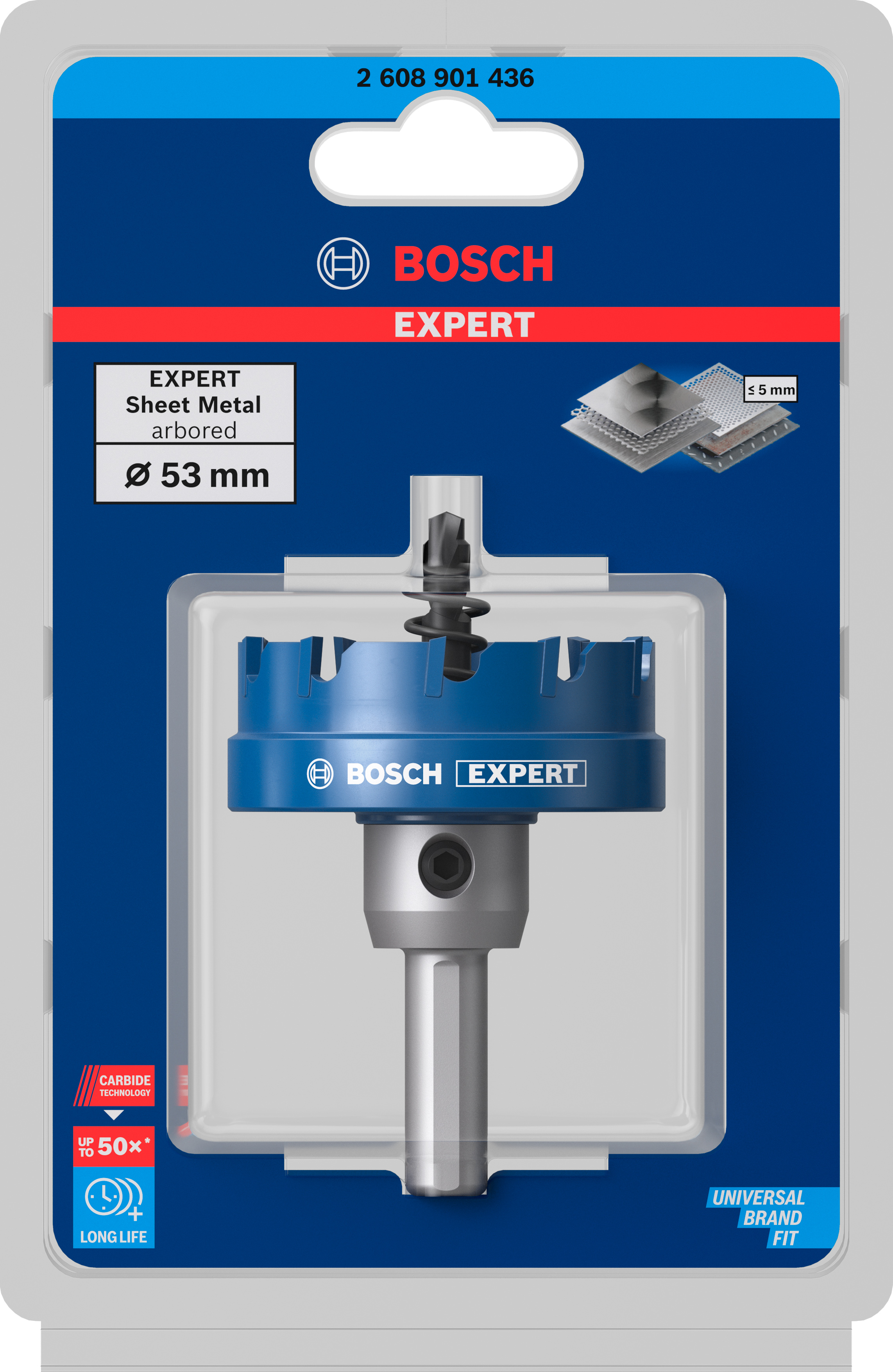 Bosch Accessoires EXPERT Sheet Metal gatzaag 53 mm - 2608901436