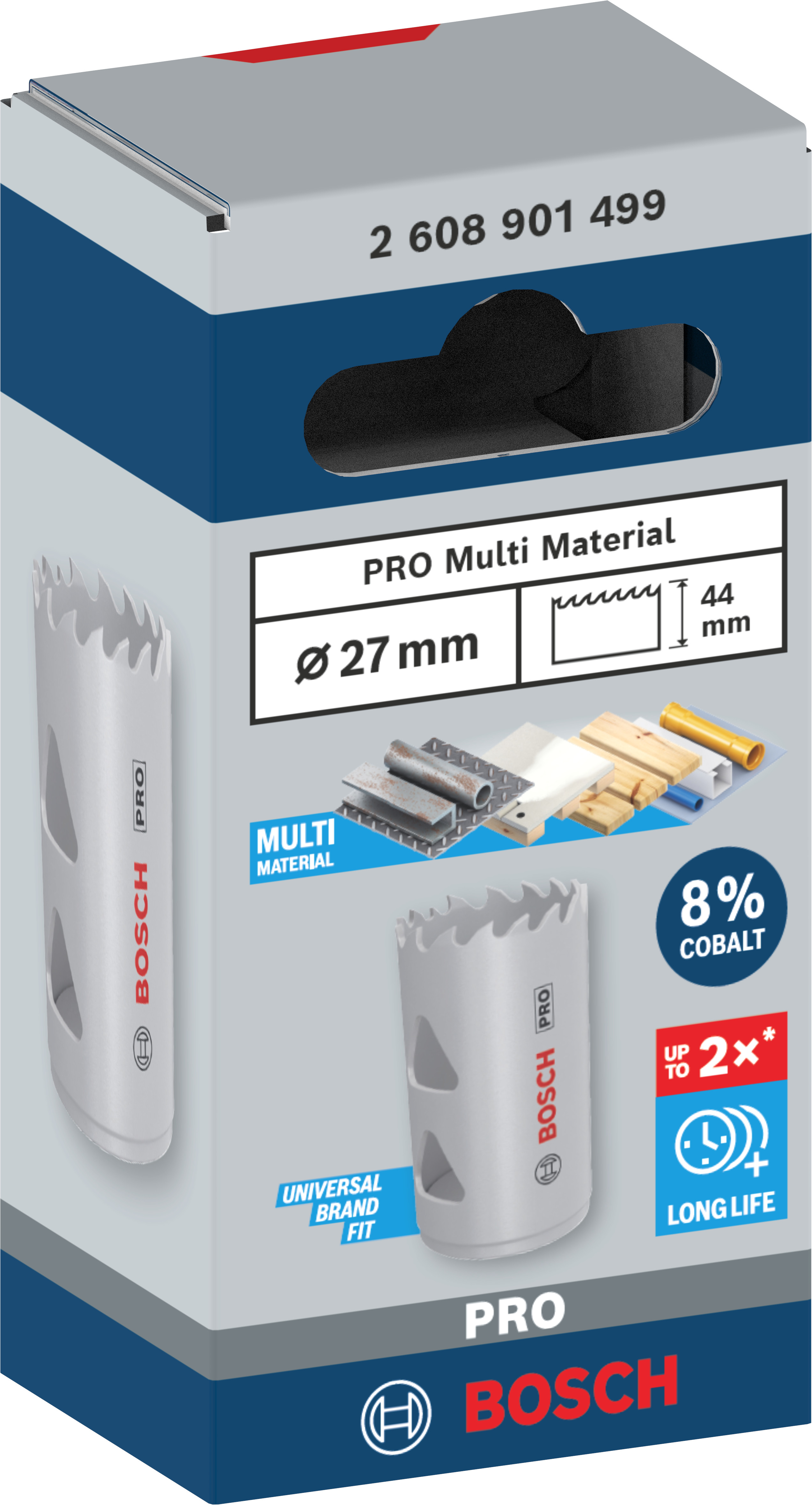 Bosch Accessoires PRO Multi Material gatzaag | 27 mm | met schroefdraad - 2608901499