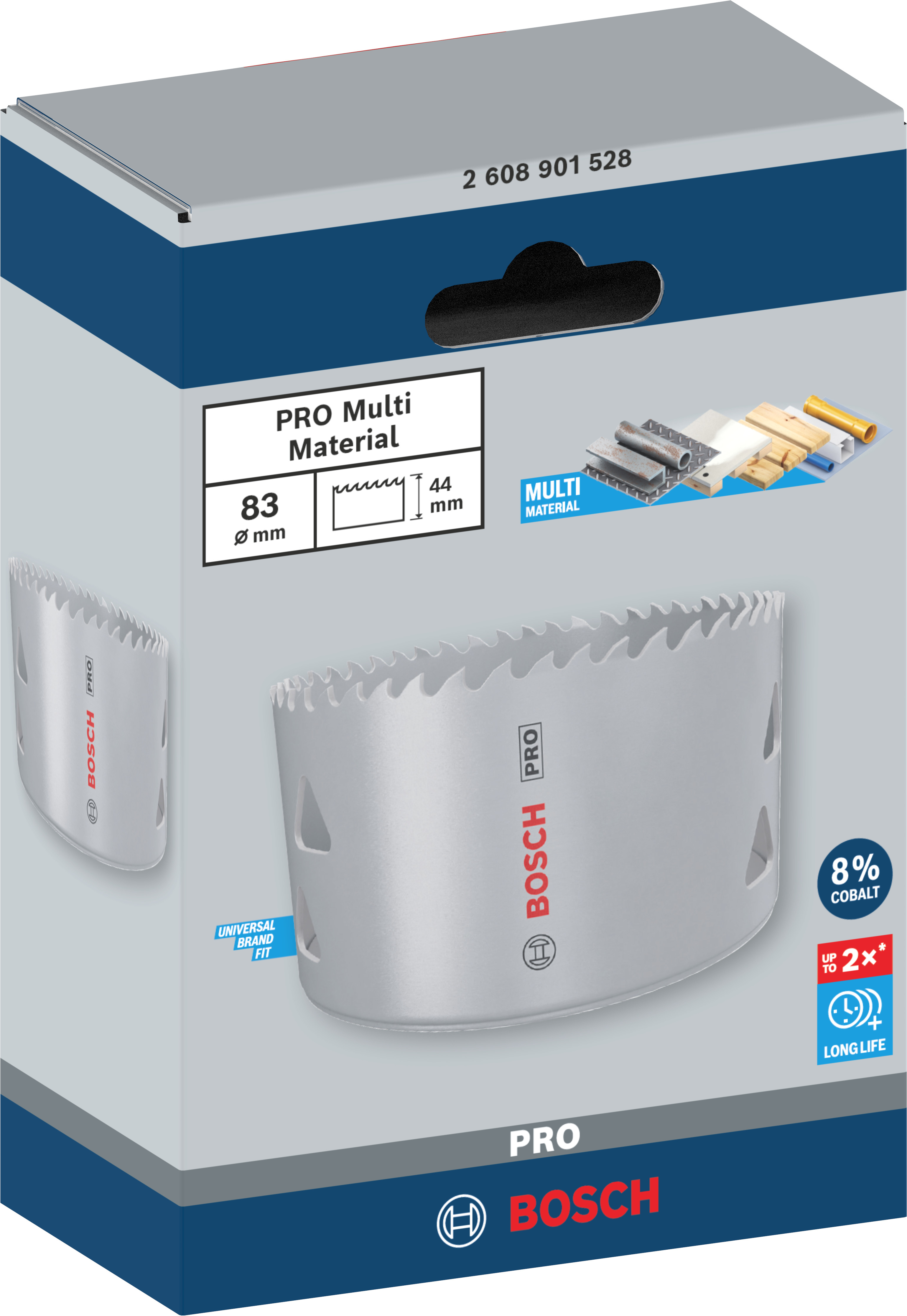 Bosch Accessoires PRO Multi Material gatzaag | 83 mm | met schroefdraad - 2608901528