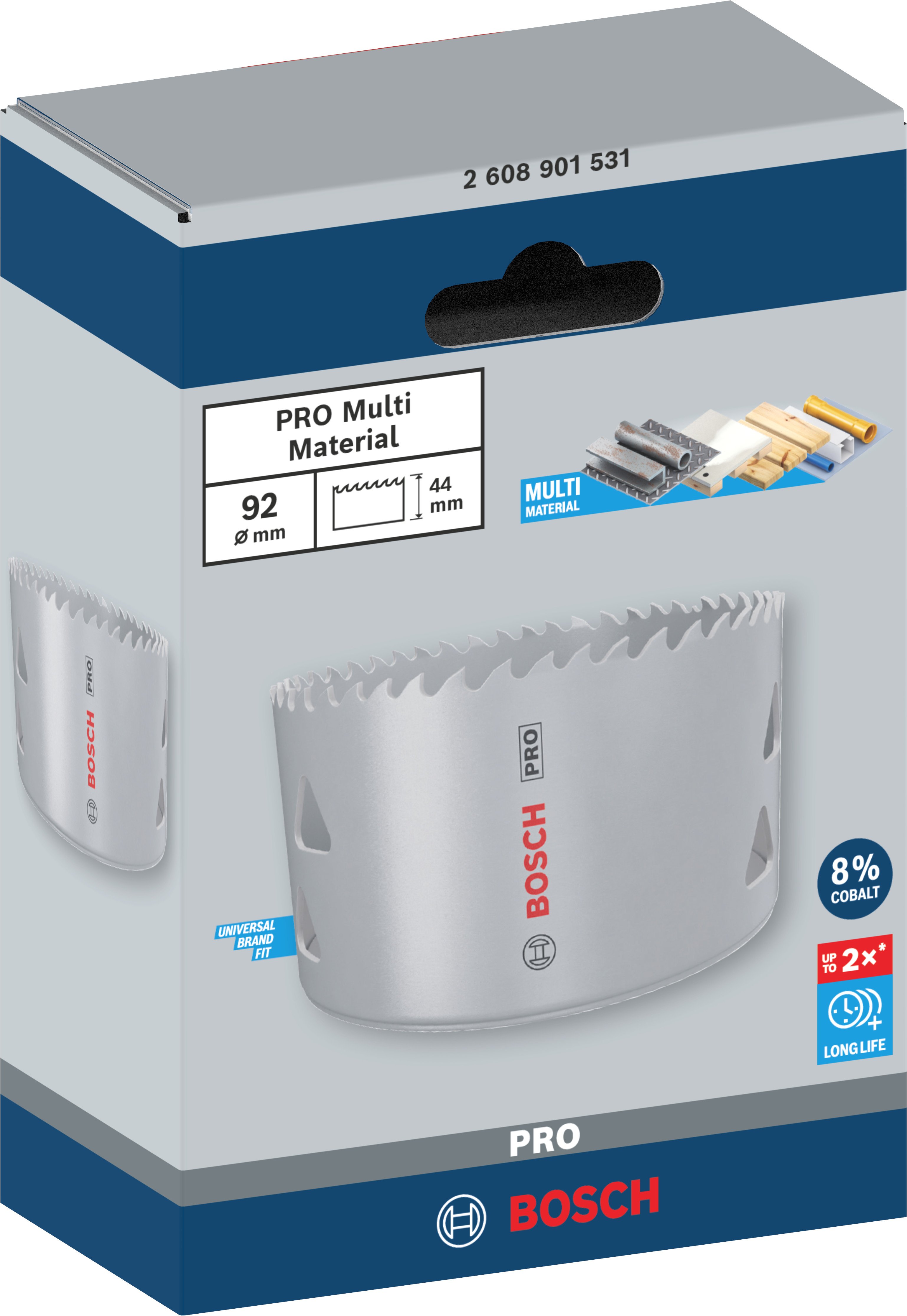 Bosch Accessoires PRO Multi Material gatzaag | 92 mm | met schroefdraad - 2608901531