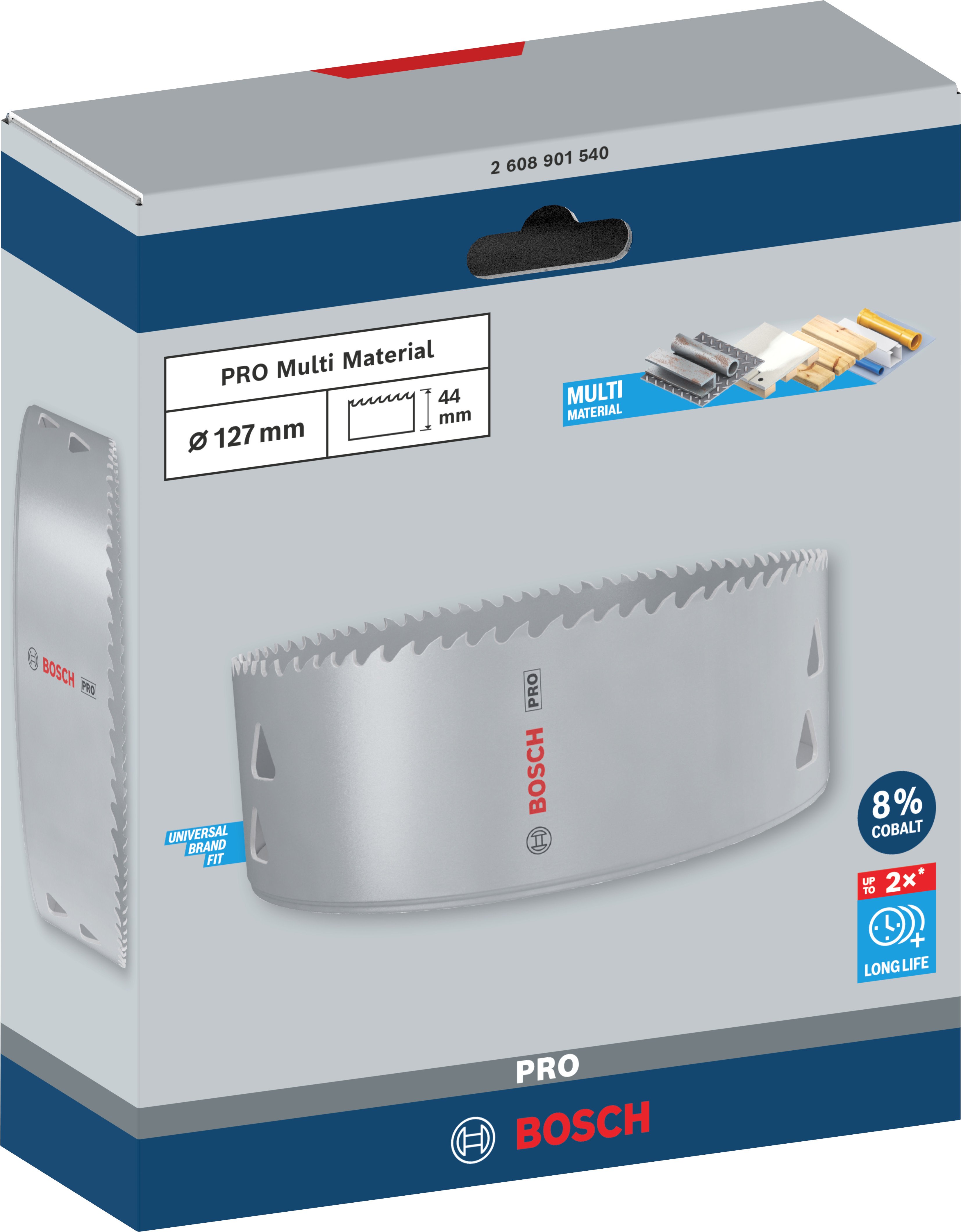 Bosch Accessoires PRO Multi Material gatzaag | 127 mm | met schroefdraad - 2608901540