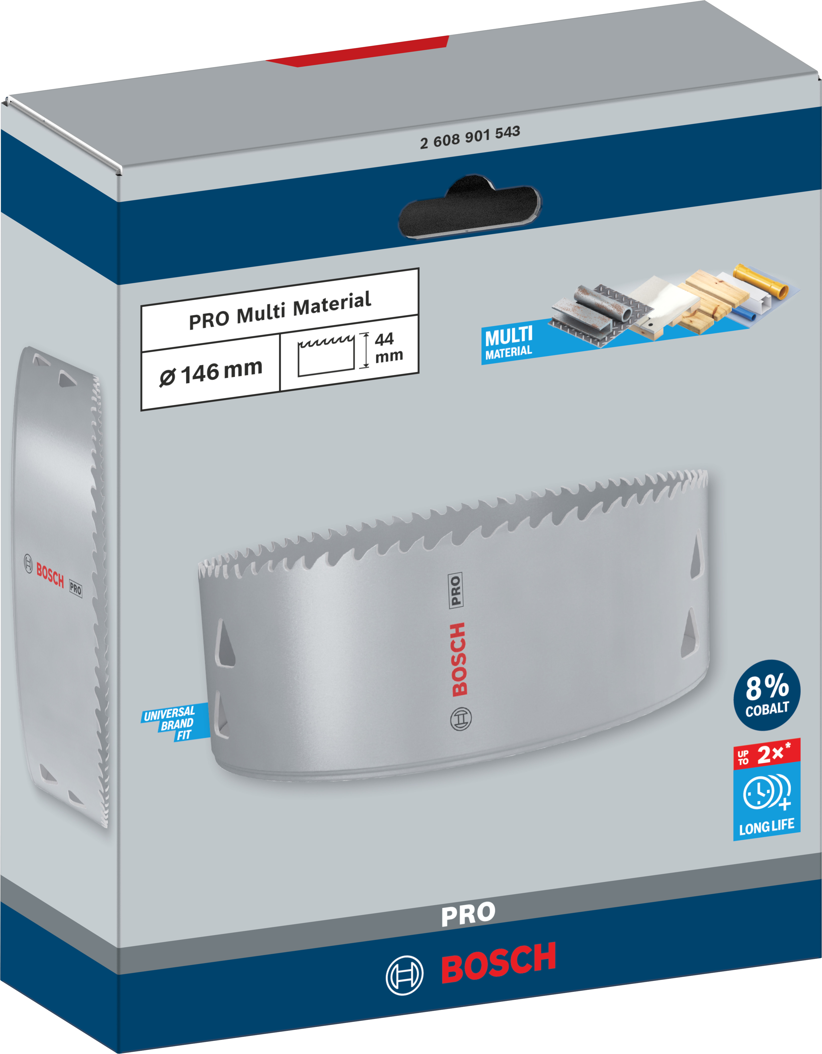 Bosch Accessoires PRO Multi Material gatzaag | 146 mm | met schroefdraad - 2608901543
