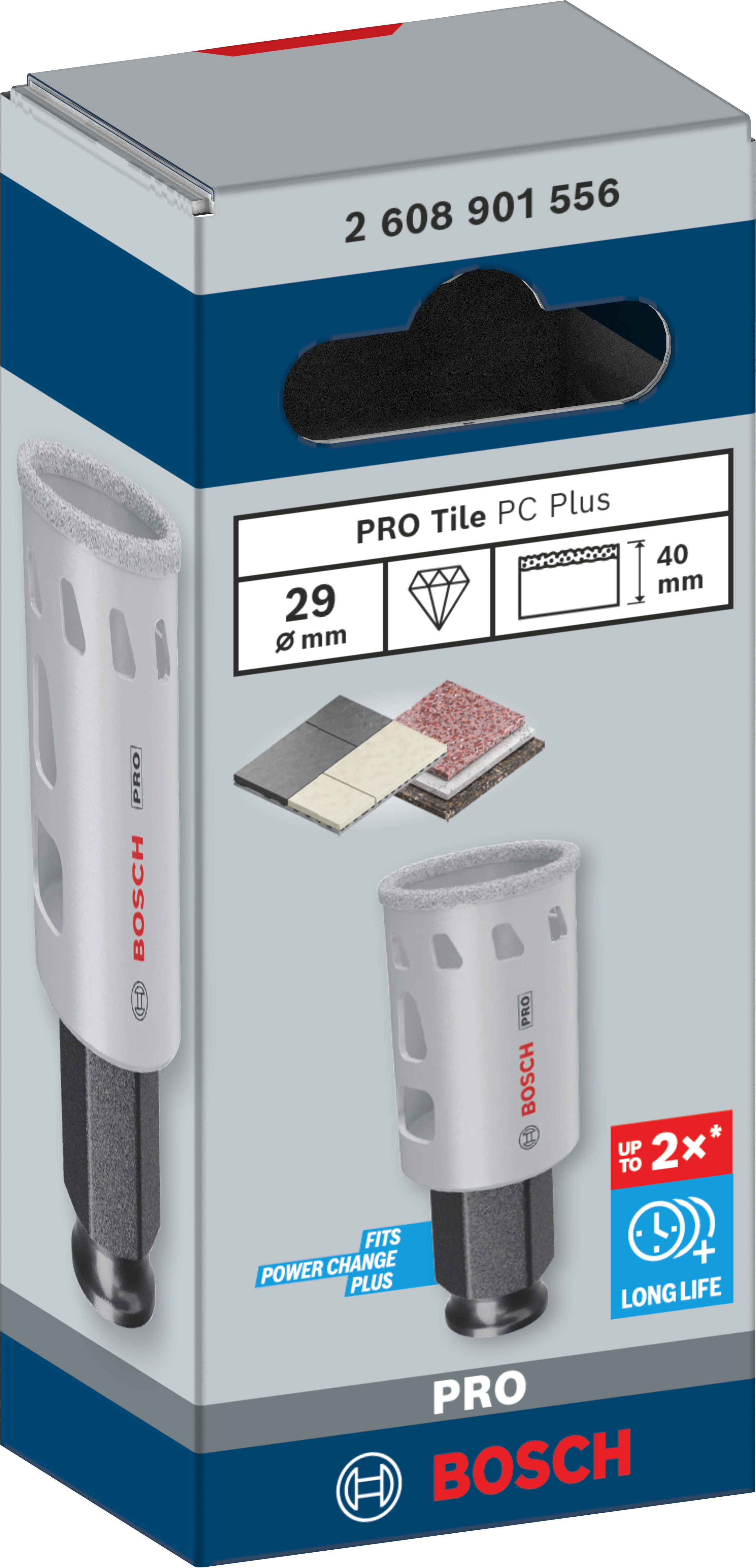 Bosch Accessoires PRO Tile PC Plus gatzaag | 29 mm | HS - 2608901556