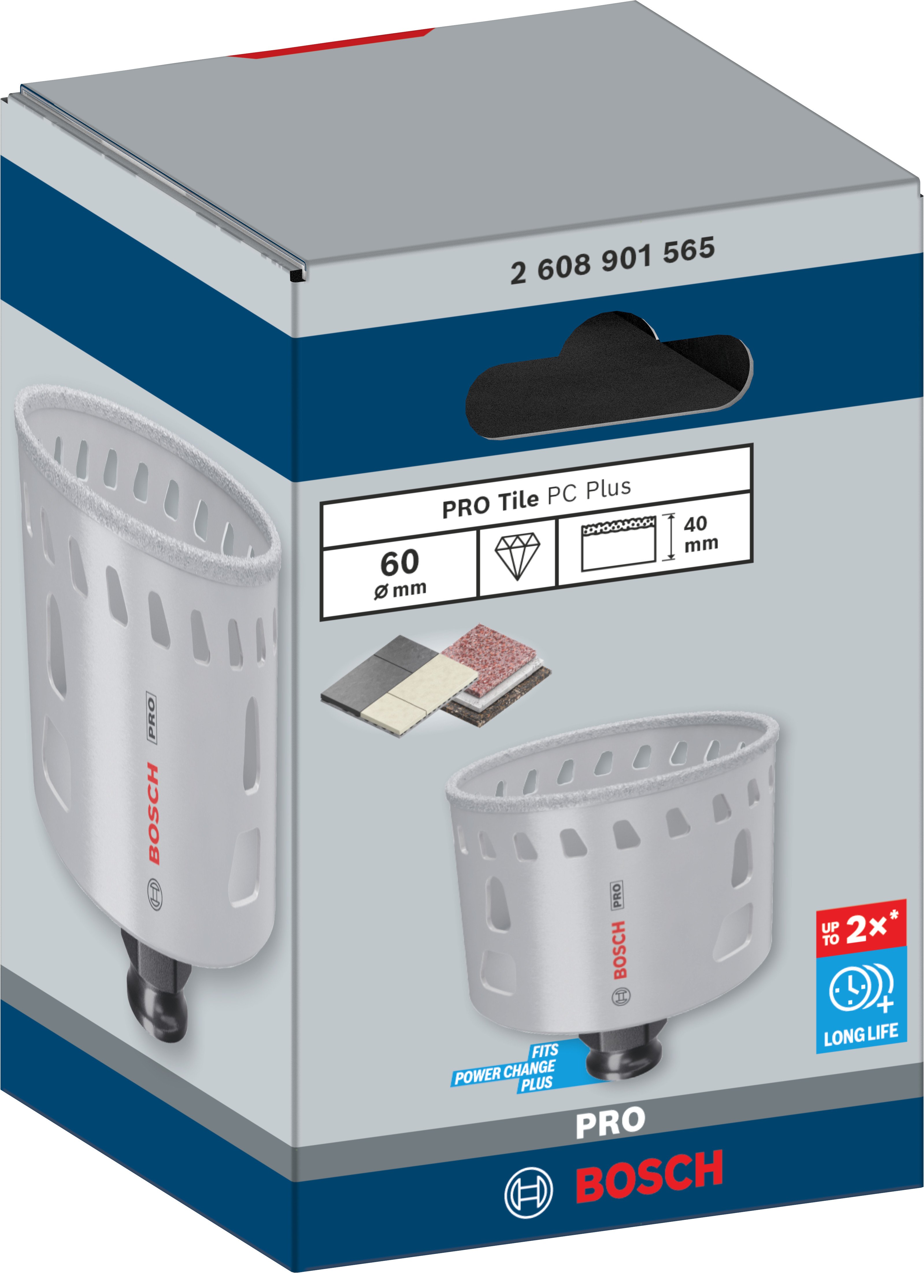Bosch Accessoires PRO Tile PC Plus gatzaag | 60 mm | HS - 2608901565