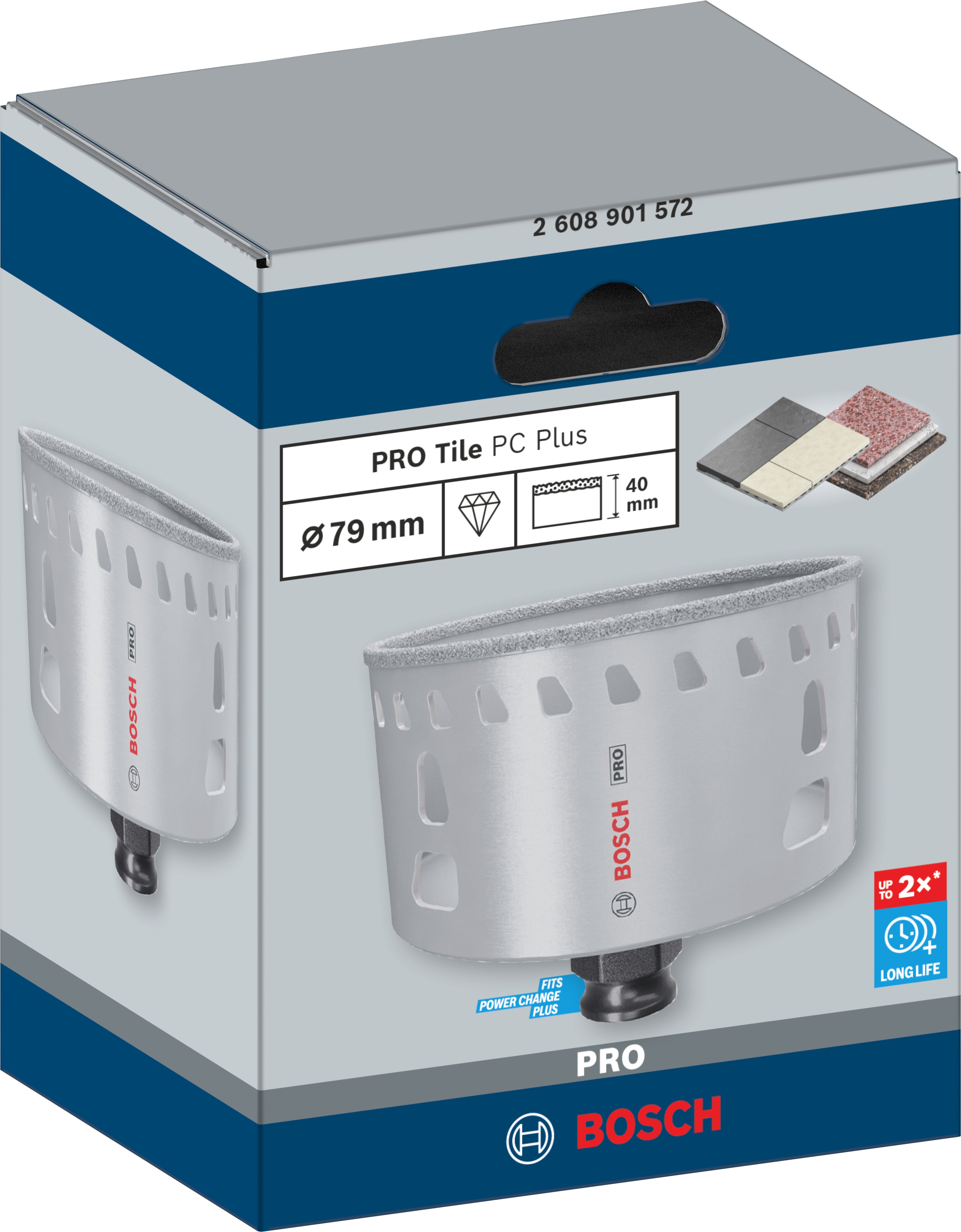 Bosch Accessoires PRO Tile PC Plus gatzaag | 79 mm | HS - 2608901572