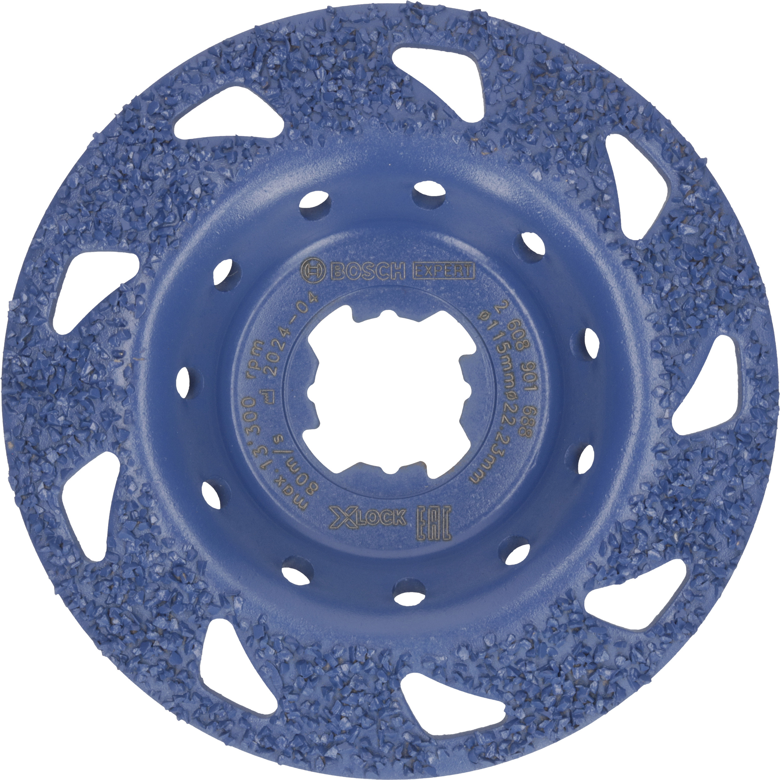Bosch Accessoires EXPERT Multi Material carbide Slijpkop medium | schuin | X-LOCK | 115 mm | 22,23 mm - 2608901688