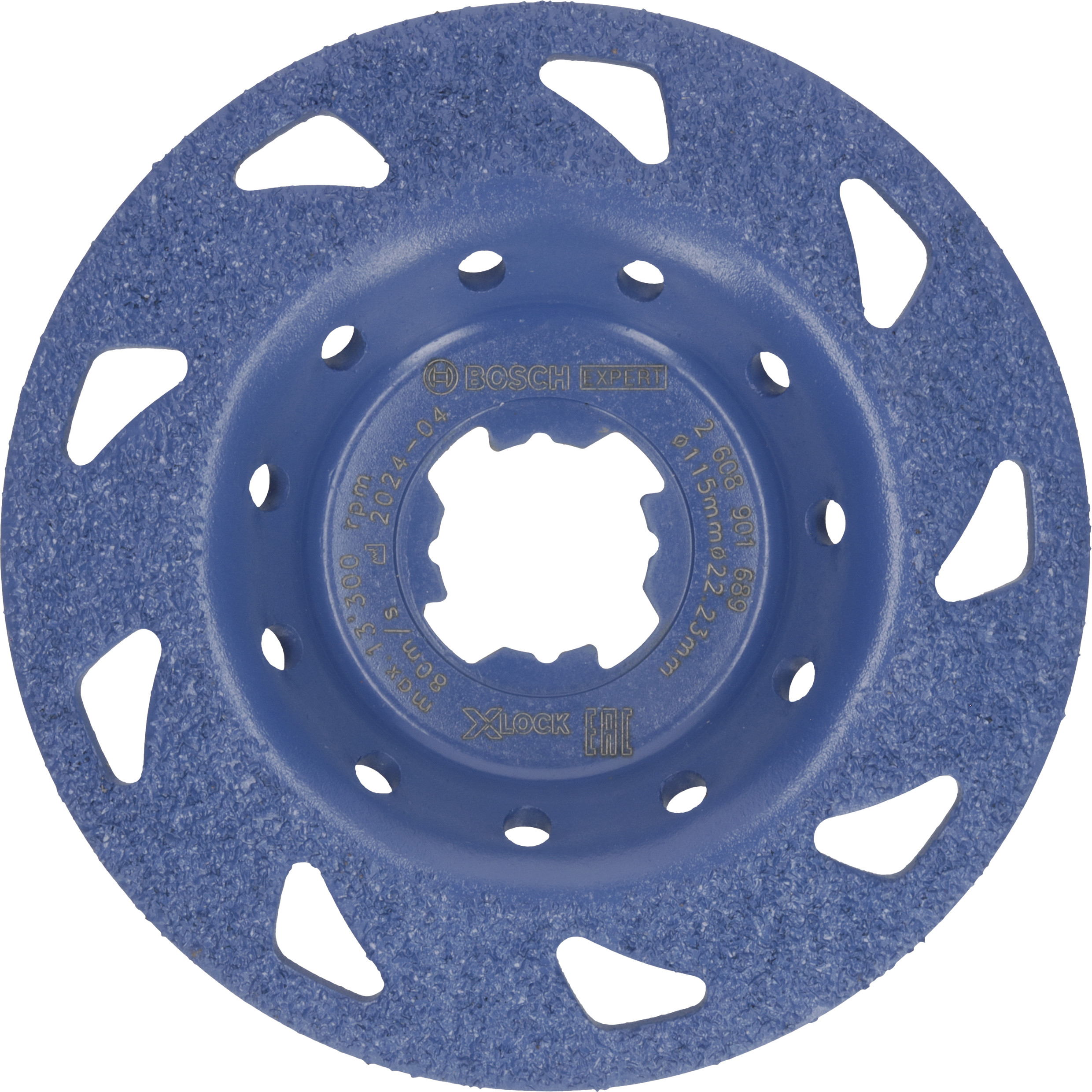 Bosch Accessoires EXPERT Multi Material carbide Slijpkop fijn | schuin | X-LOCK | 115 mm | 22,23 mm - 2608901689