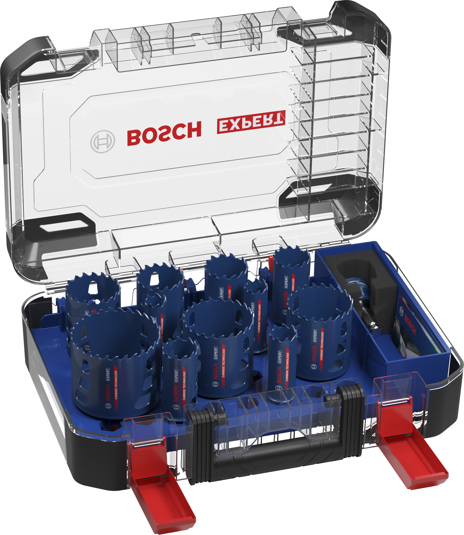 Bosch Accessoires EXPERT Multi Material Power Change Plus Gatzagenset | 20; 22; 25; 32; 35; 40; 44; 51; 60; 64; 76 x 60 mm | 14-delig - 2608901908