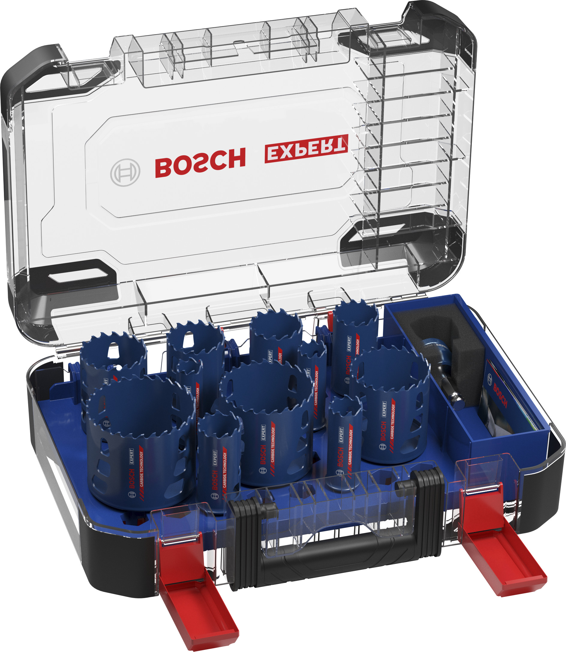 Bosch Accessoires EXPERT Multi Material Power Change Plus Gatzagenset | 20; 22; 25; 32; 35; 40; 44; 51; 60; 68; 76 x 60 mm | 14-delig - 2608901909