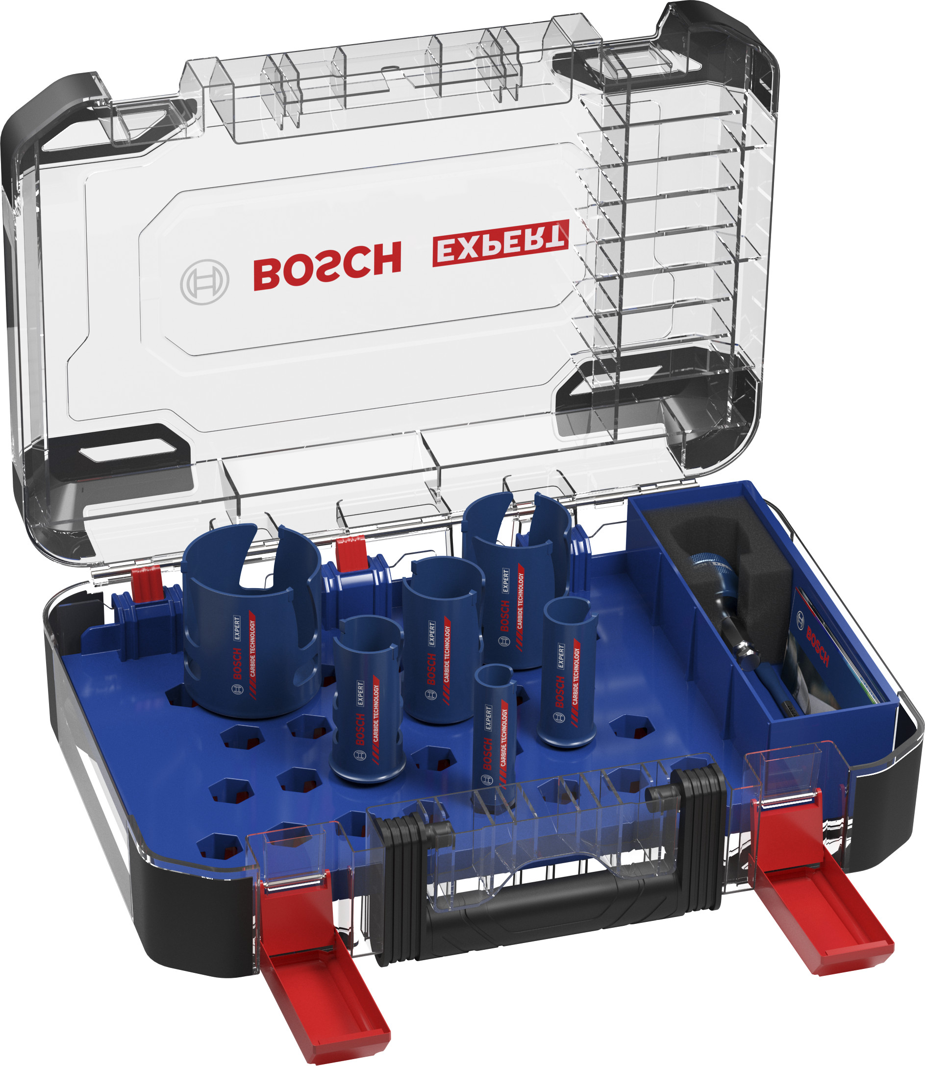 Bosch Accessoires EXPERT Construction Material Power Change Plus Gatzagenset | 20; 25; 32; 38; 51; 64 x 60 mm | 10-delig - 2608901951