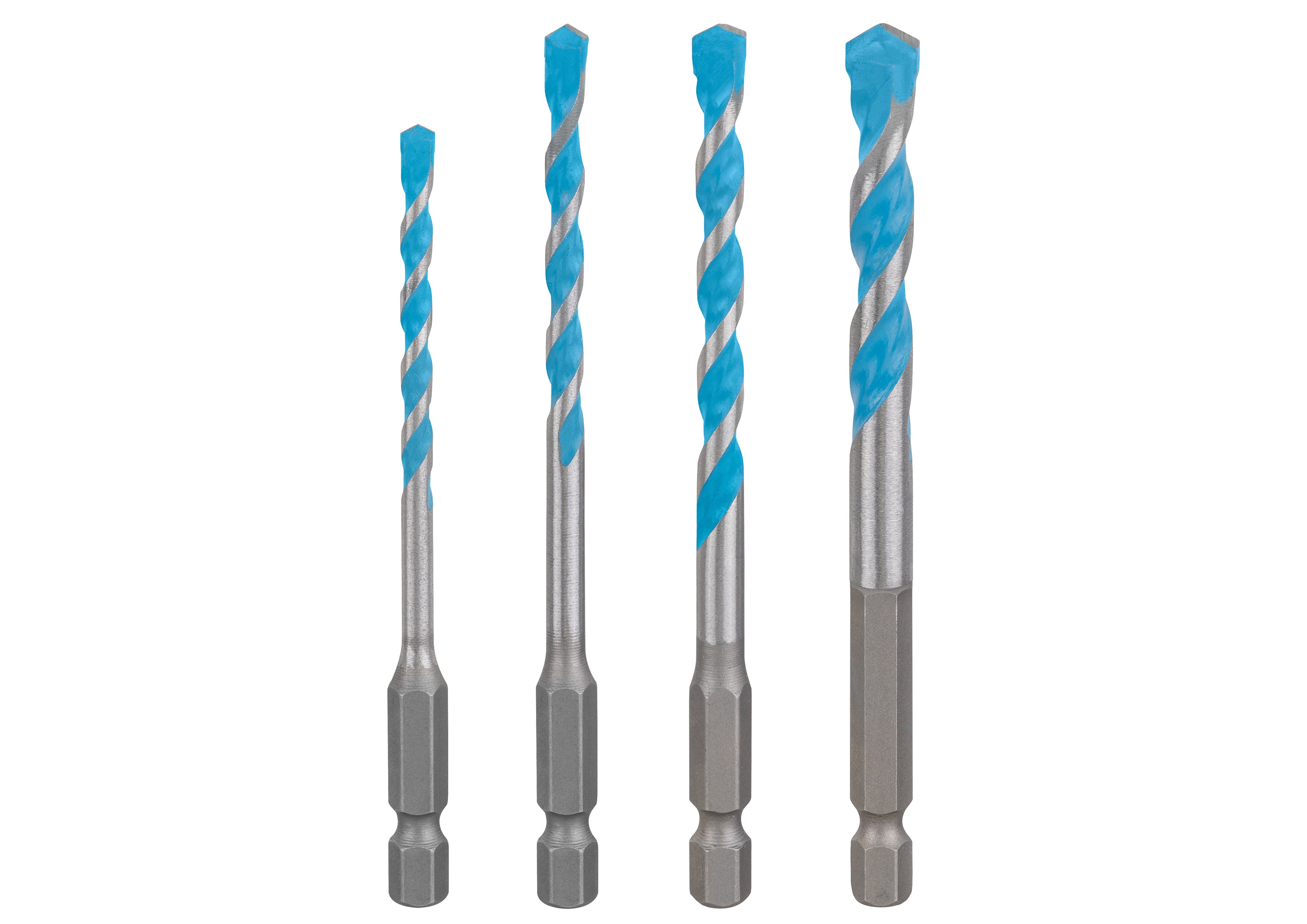 Bosch Accessoires 4-delige set Universeelboor HEX-9 MultiConstruction 4/5/6/8 - 2608902368