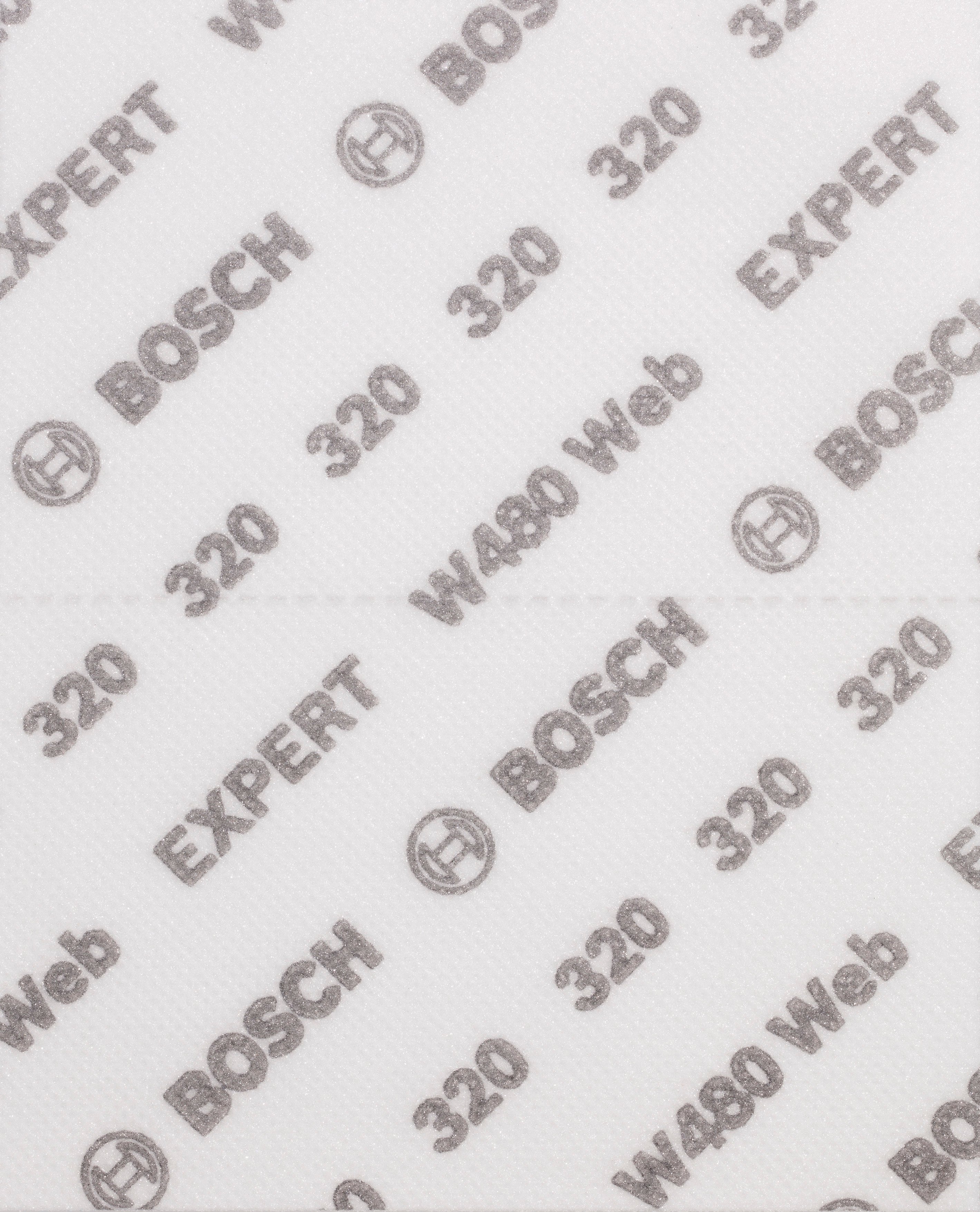 Bosch Accessoires EXPERT Schuurvel Web W480 115 x 140 mm, G320, 2x - 2608902384