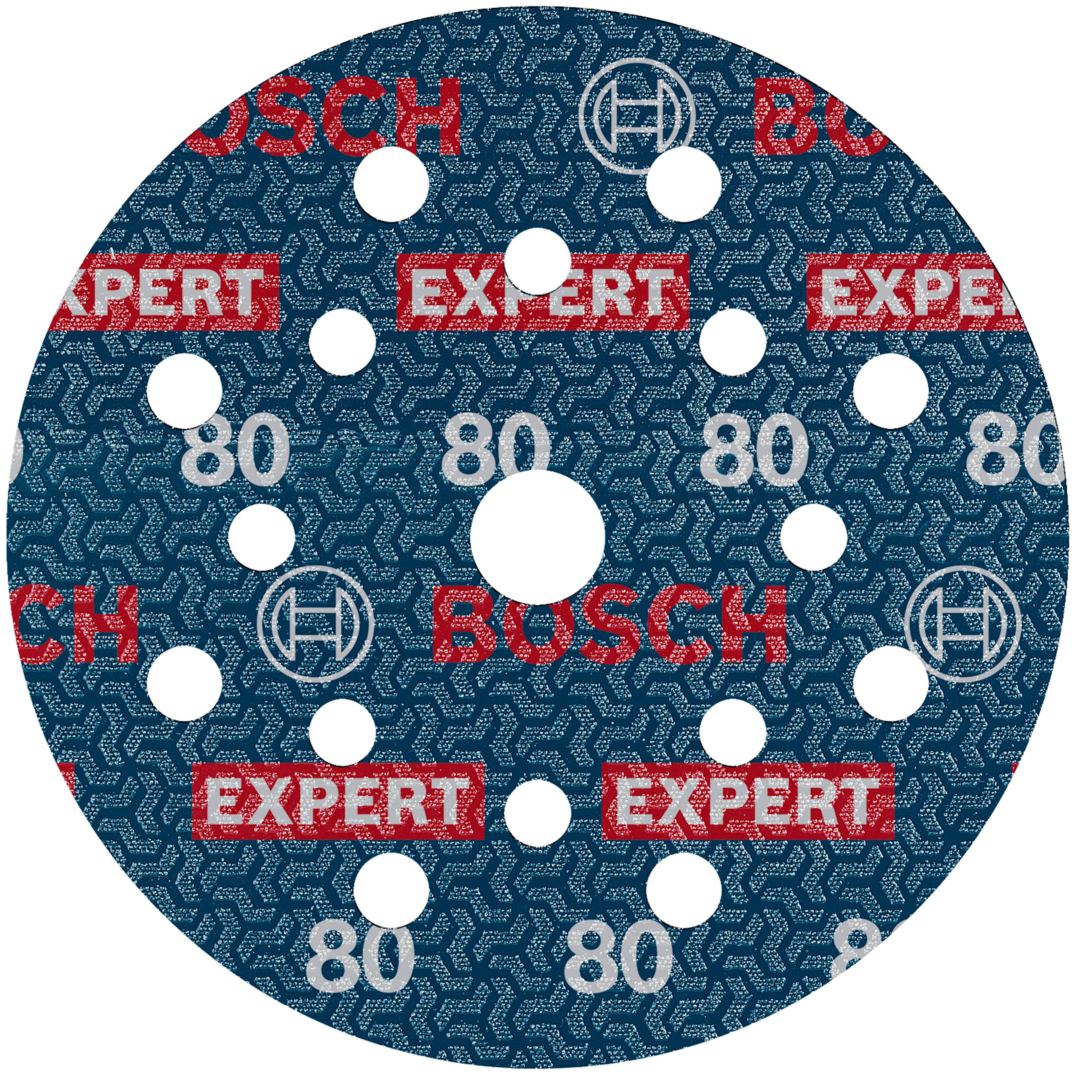 Bosch Accessoires EXPERT Schuurschijf O780 met film onderlaag, 125 mm, G80, 50x - 2608902409