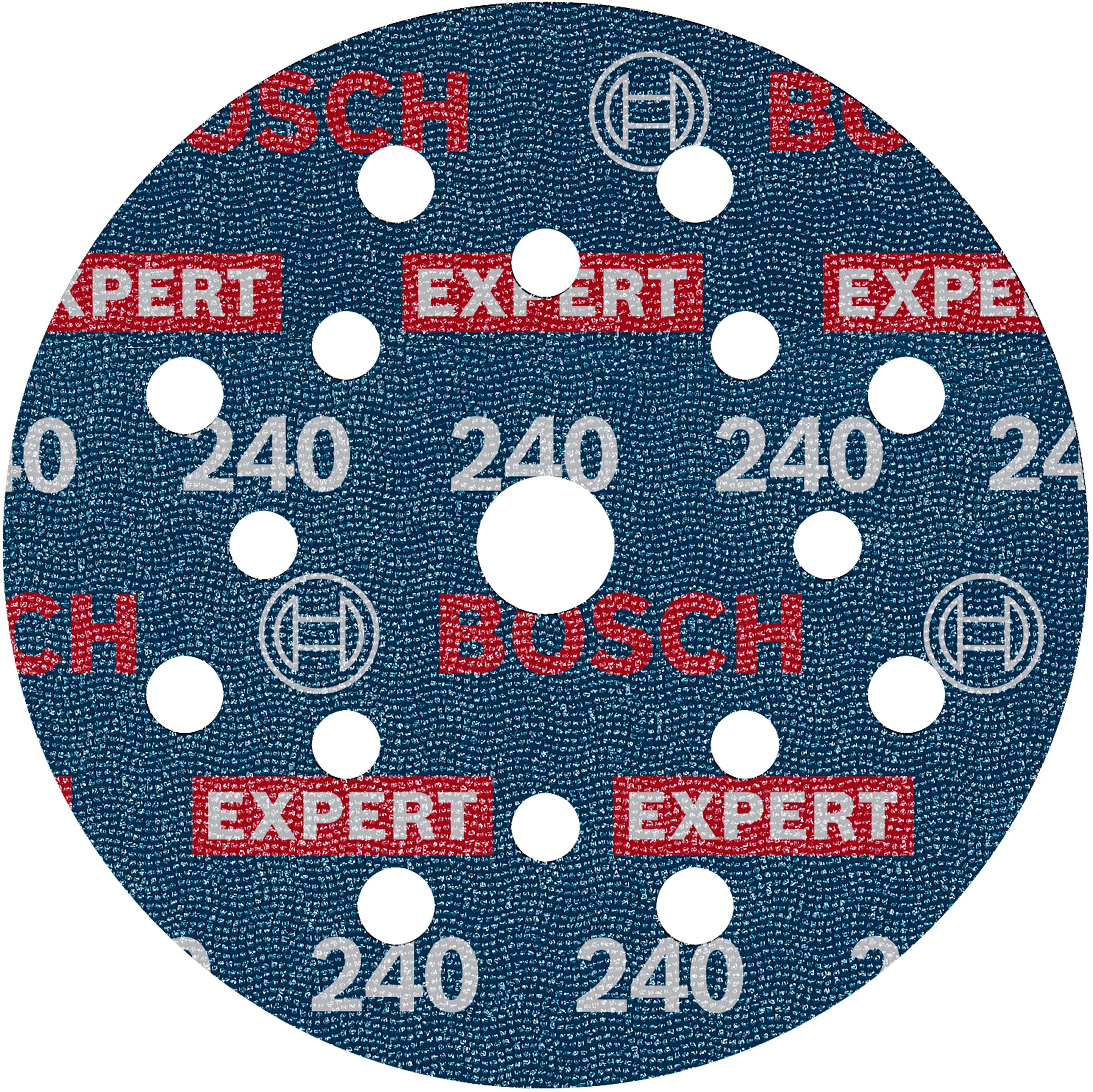 Bosch Accessoires EXPERT Schuurschijf O780 met film onderlaag, 125 mm, G240, 6x - 2608902404