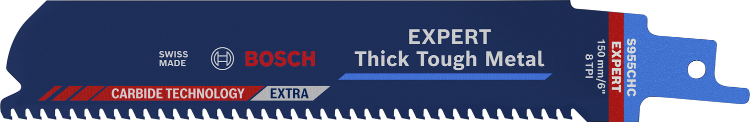 Bosch accessoires EXPERT S955CHC Thick Tough Metal Reciprozaagblad | 100x - 2608902634