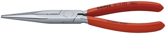 Knipex Platspitse tang met zijsnijder verchroomd 200 mm - 2613200
