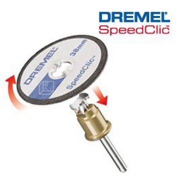 Dremel accessoires SpeedClic detailpolijstschijf korrelgrootte 220 | 2615S473JA - 2615S473JA