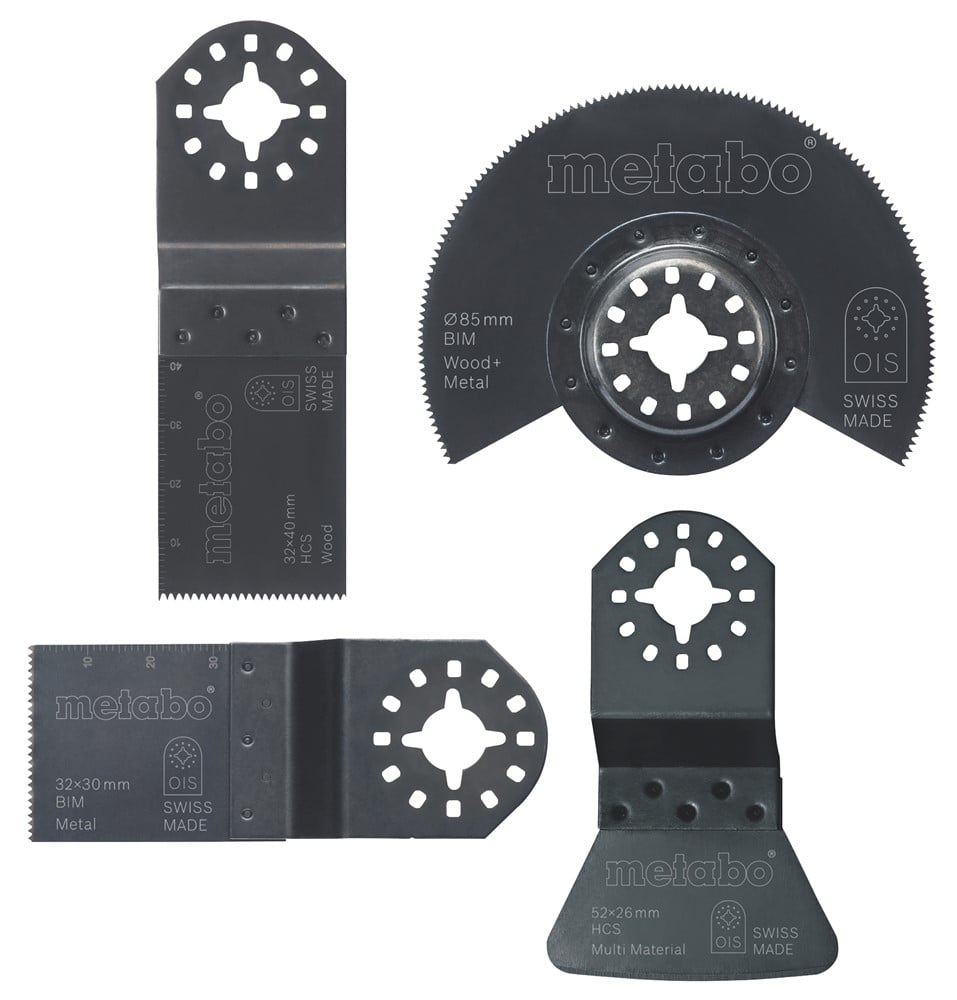 Metabo Accessoires Multitool toebehoren houtset (4-delig) - 626420000