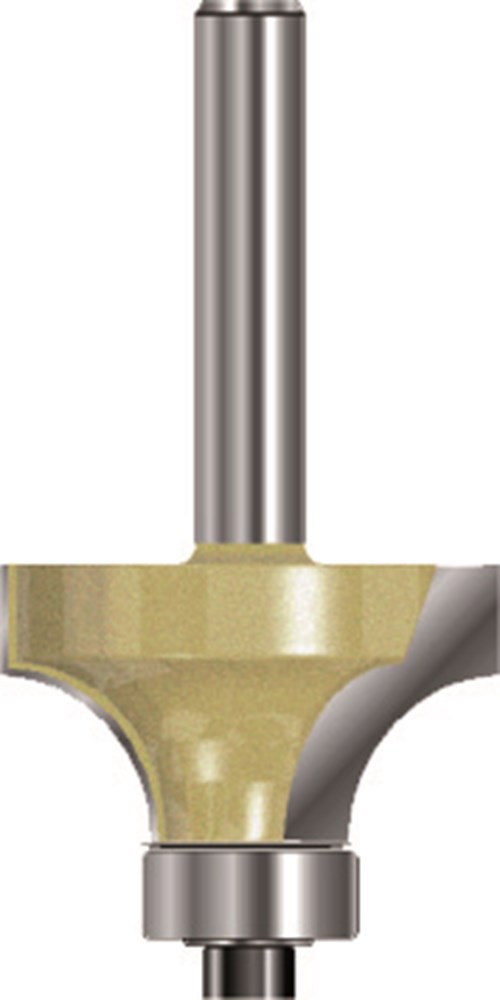 Rotec HM Afrondprofielfrees S=8,0 D=38,1 R=12,7 met geleidelager - 2700438