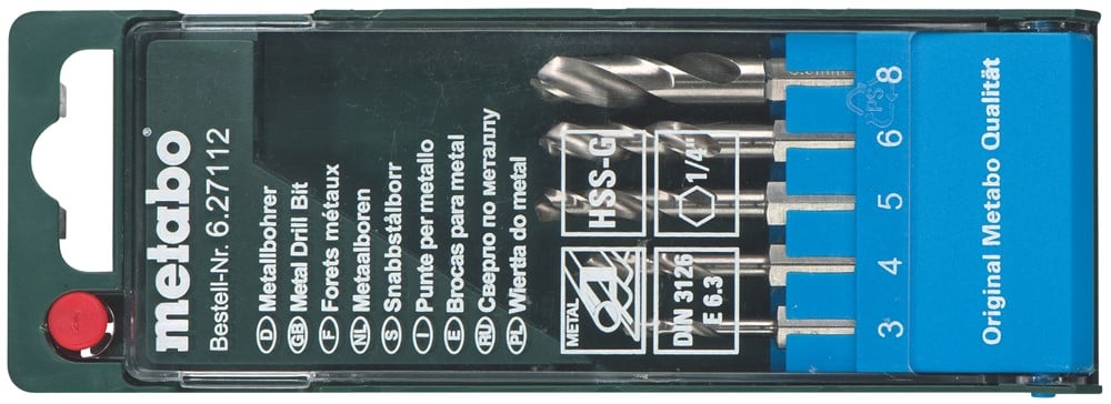 Metabo Accessoires Metaal borencassette 5-delig - 627112000