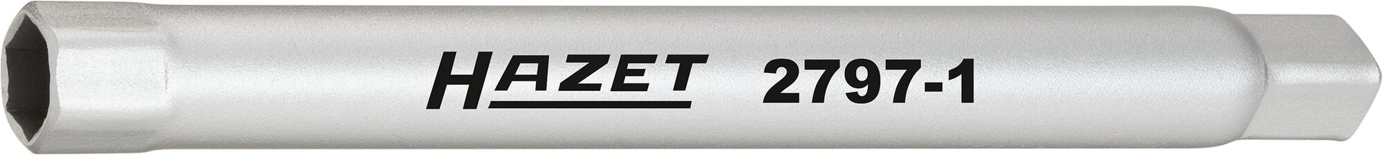 HAZET Bumperbuis dopsleutel 2797-1 · 1/4 inch (6,3 mm) vierkant hol · Buiten-zeskant-profiel · SW 10 mm