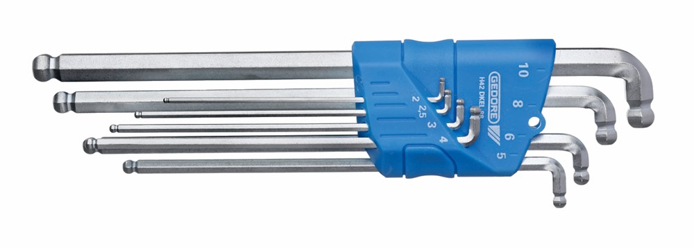 Gedore Stiftsleutelset extra lang 8dl - 2797186