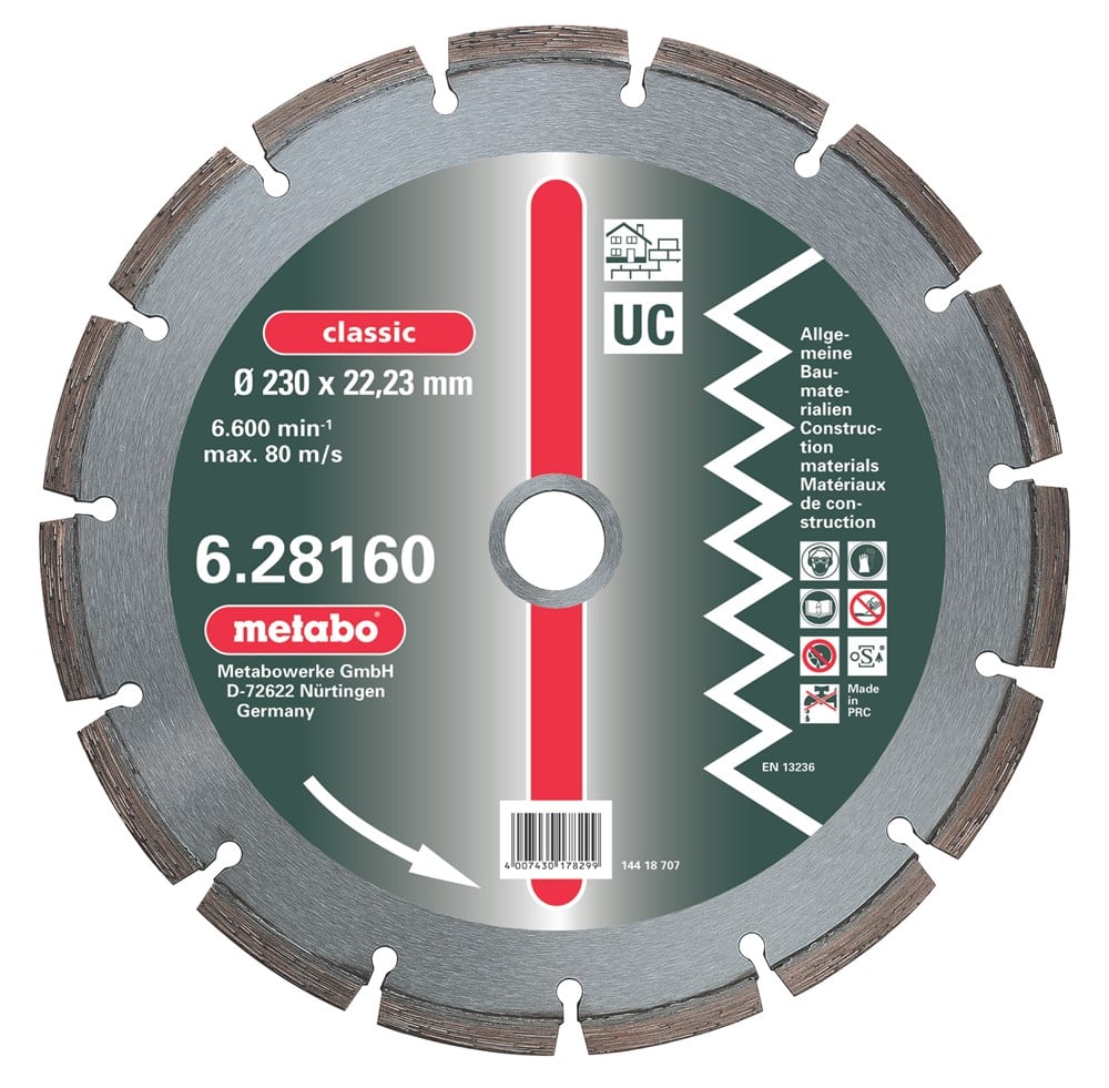 Metabo Accessoires Diamantschijf Ø 300x20,0 mm UC - 628161000