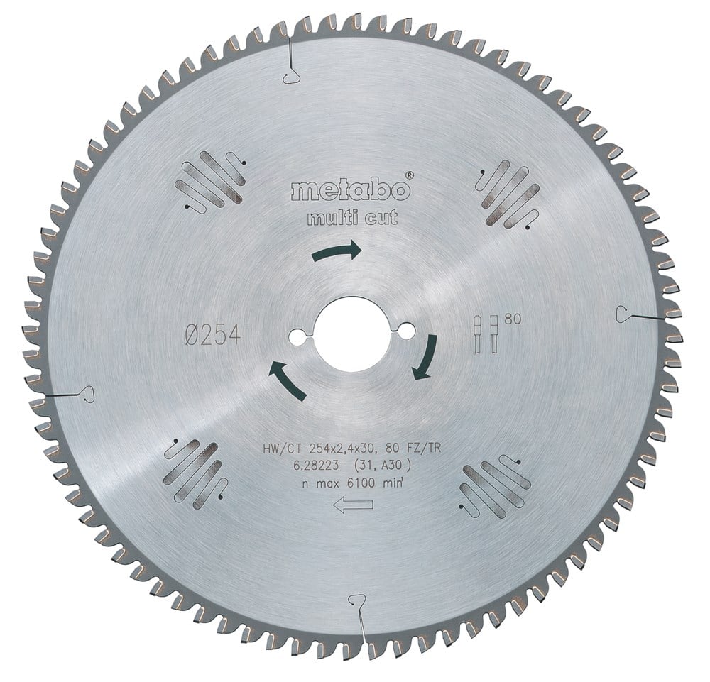 Metabo Cirkelzaagblad "Multi Cut" HW/CT Ø 305 mm, 96T FZ/TR - 628091000