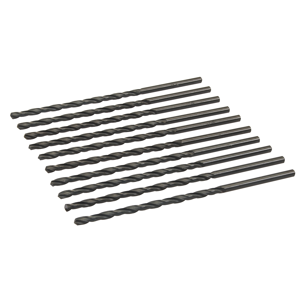 Silverline Lange metrische HSS-R boor, 10 pk. | 4 x 119 mm - 282382