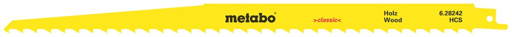 Metabo Accessoires Reciprozaagbladen (2 st.) HCS 300x1,25 mm/8,5 - 628242000