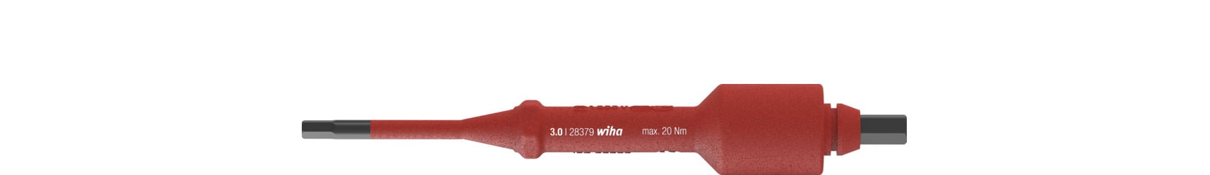 Wiha 283793030 Wisselschacht electric zeskant voor momentschroevendraaiers met dwarsgreep electric 3.0 mm x 136 mm - 38918