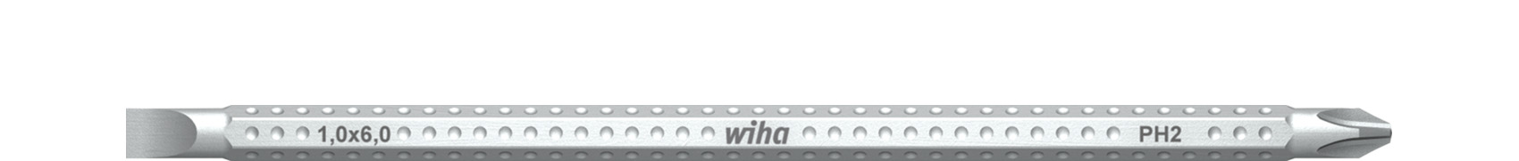 Wiha 28473 Wisselschacht SYSTEM 6 sleufkop, Phillips 4.0 mm, PH1, 150 mm - 00665