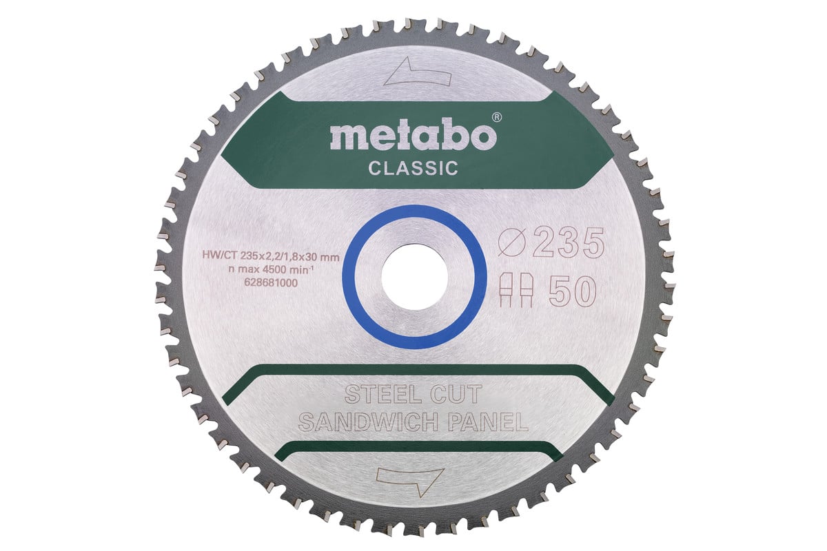 Metabo Accessoires SteelCutSandwichP Classic 235x30 Z50 /B - 628683000