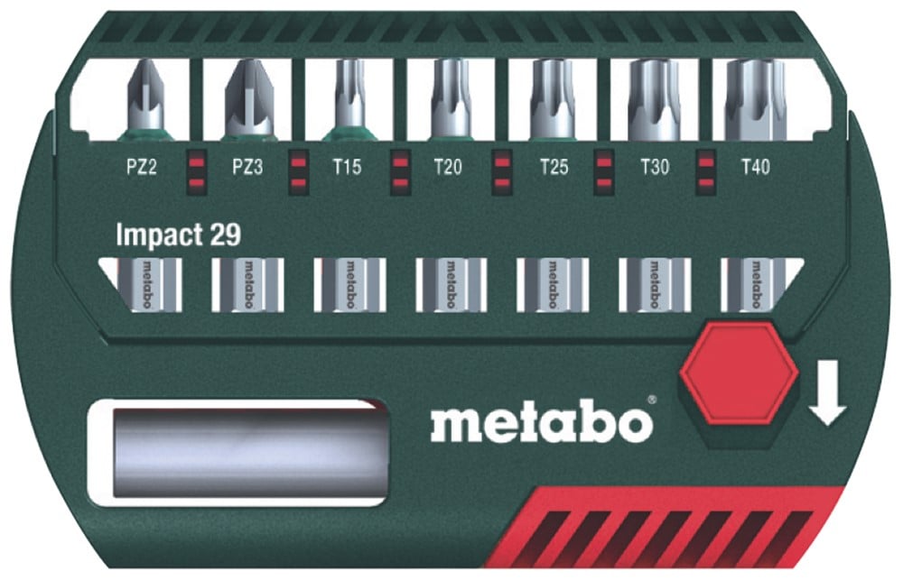 Metabo Accessoires Bit-assortment Impact 29 mm (8-delig) - 628849000