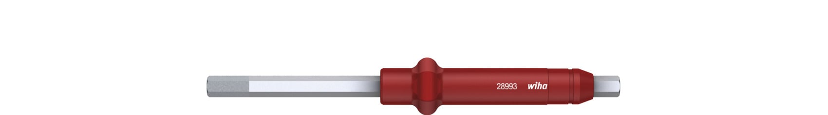 Wiha 28993060 Wisselschacht zeskant voor momentschroevendraaiers met dwarsgreep 6.0 mm x 130 mm - 28749