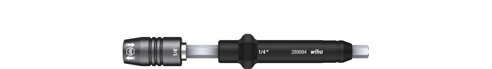 Wiha 289994 Bithouder voor momentschroevendraaiers met dwarsgreep 125 mm - 28758