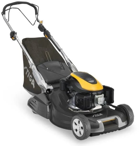 Stiga TWINCLIP 955 VR Benzine Loopmaaier | ST 200 OHV | 3,2 kW | 53cm | pro alu transmissie | roller | electronic | fulcrum | 8 pos hoogteinstelling
