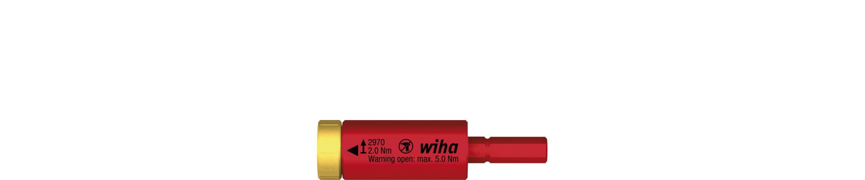 Wiha 41342 Moment easyTorque adapter electric voor slimBits en slimVario® houder 2.0 Nm - 41342