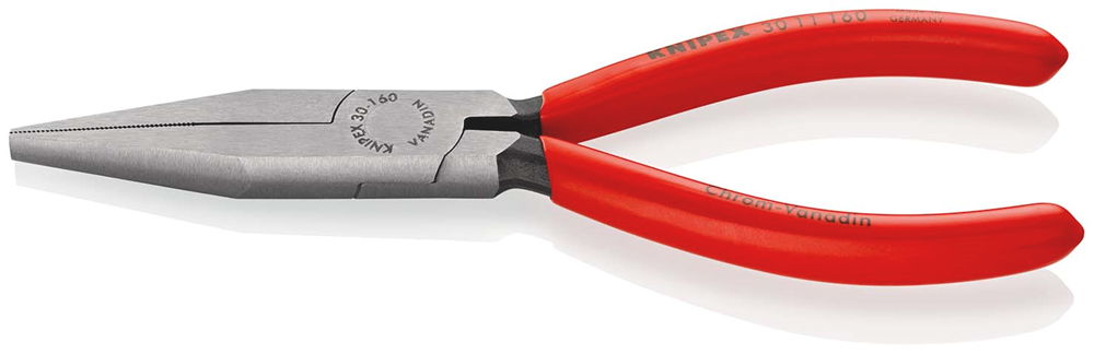 Knipex Langbektang | 140 mm Lengte | Kunststof Bekleed | Zwart Geatramenteerd - 30 11 160 SB