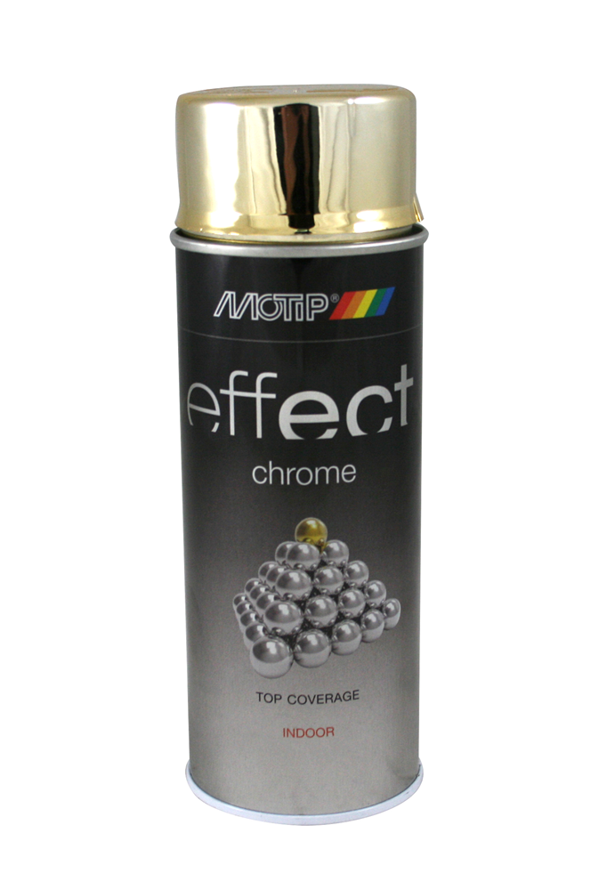 MOTIP Deco Effect Chroomlak | Goud | 400ml 302603
