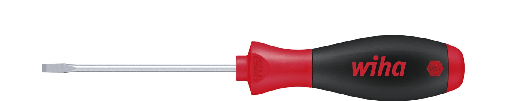 Wiha 302140 Schroevendraaier SoftFinish sleufkop met ronde kling 14.0 mm x 250 mm - 00713