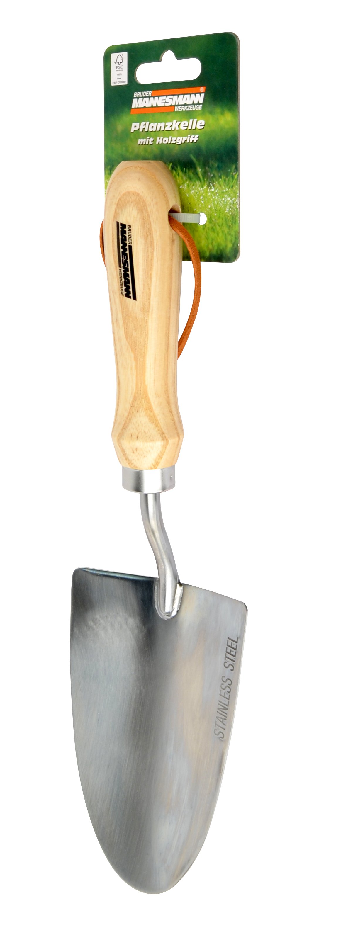 Brüder Mannesmann Tuinschepje staal met houten handvat (Hobby) - 30321