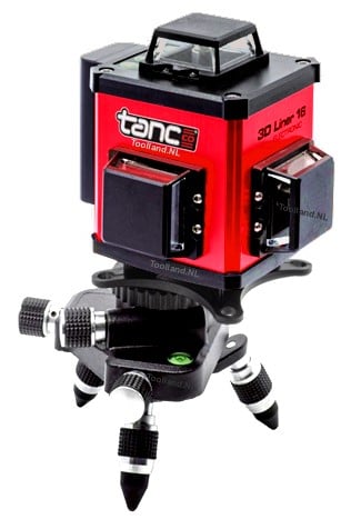 TancCo Kruislijnlaser 360 gr | groen | 3D Liner 16 Electronic | Tanc Co | Li-Ion batterij | in koffer | 3042013 3042013