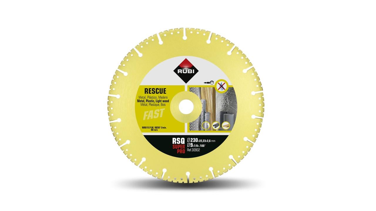 Rubi RSQ 230 mm Super Pro Diamantzaagblad 30902