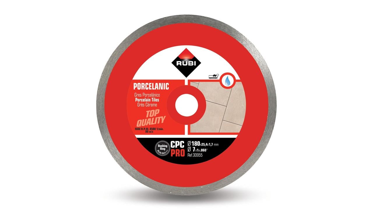 Rubi CPC 180 Pro Zaagblad | Doorlopende Kroon 30955