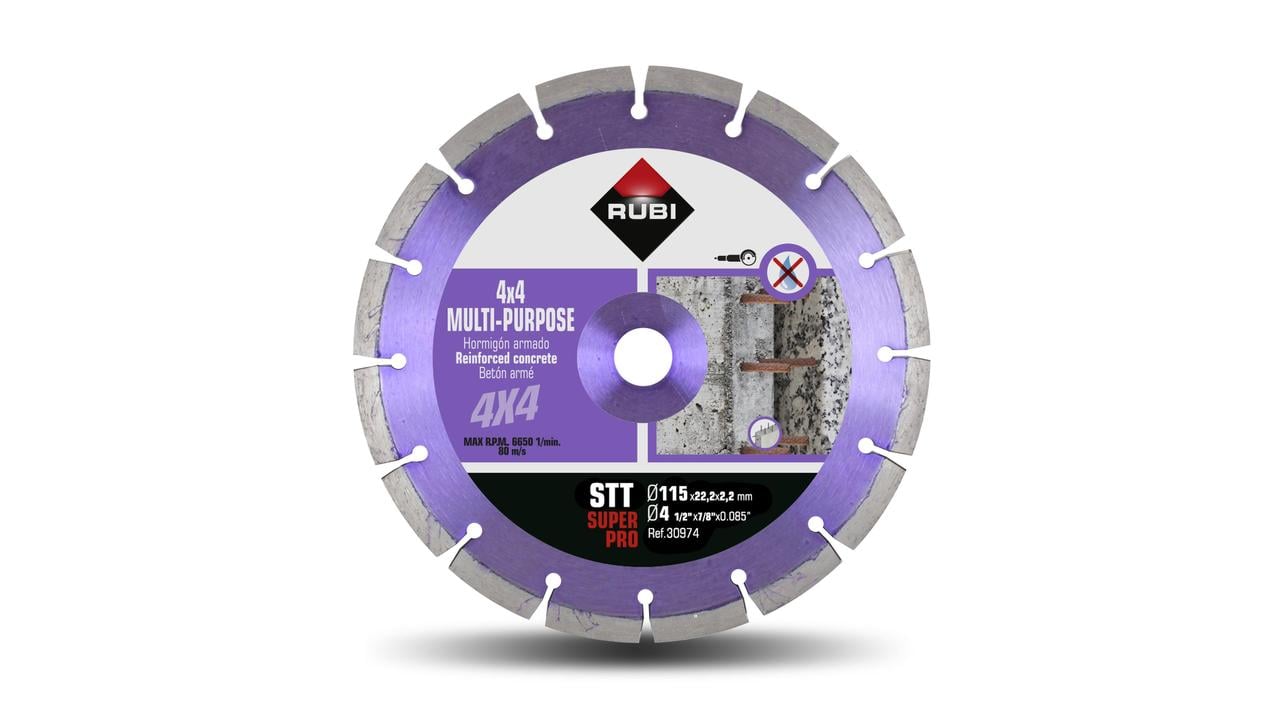 Rubi STT 115 mm Super Pro Diamantzaagblad 30974