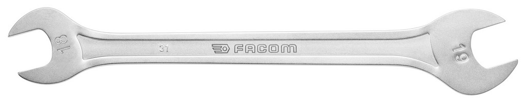 Facom extra platte steeksleutel, metrisch 22x24 mm - 31.22X24 afbeelding 1