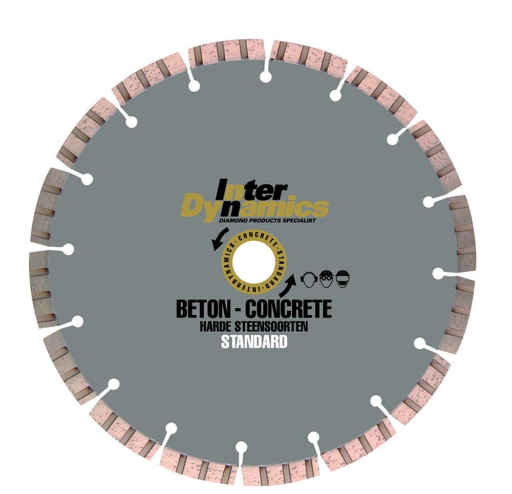 Inter Dynamics Diamantzaag Beton Standard 350x30mm - 320351