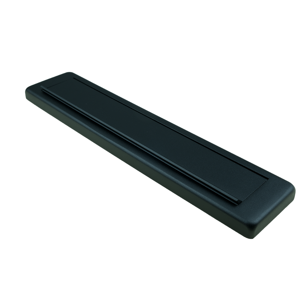 AMI Briefplaat EP 960 Deurdikte 38/42 Climate Comfort Zwart R9005 Str - 739610 afbeelding